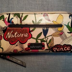Sakroots Nature and Peace Print Wallet